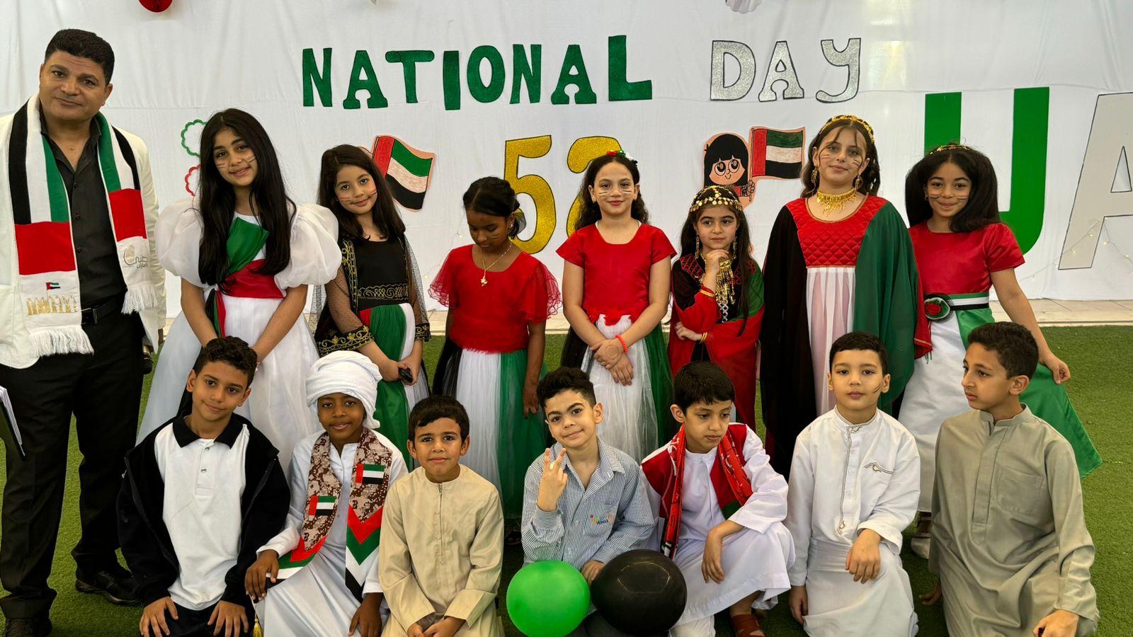 United in Spirit, Celebrating 52 Years of Unity, Prosperity, and Progress on UAE's National Day 🇦🇪✨